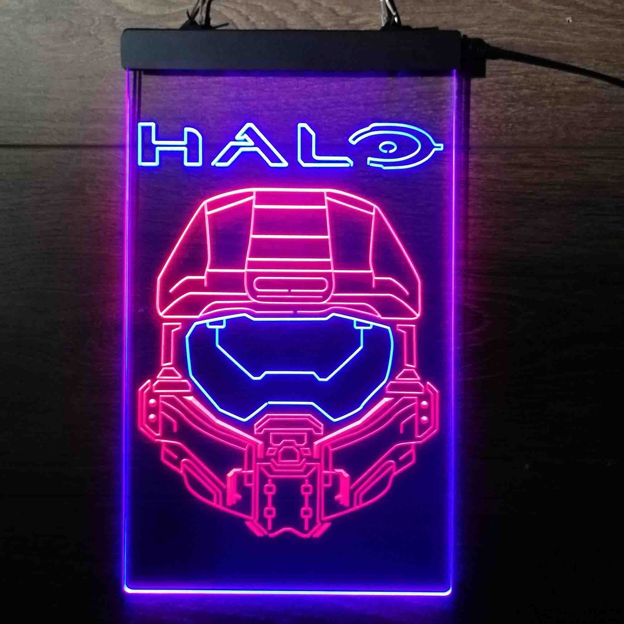 Halo Infinite Dual LED Neon Light Sign
